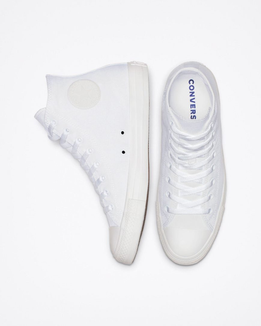 Zapatillas Altas Converse Chuck Taylor All Star Classic Mujer Blancas | PE 5240PW